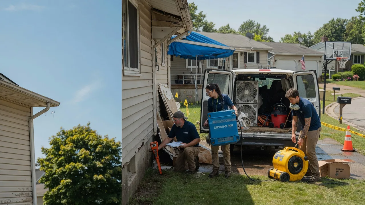Ceiling Leak Cleanup in Pleasant Lake, IN near me