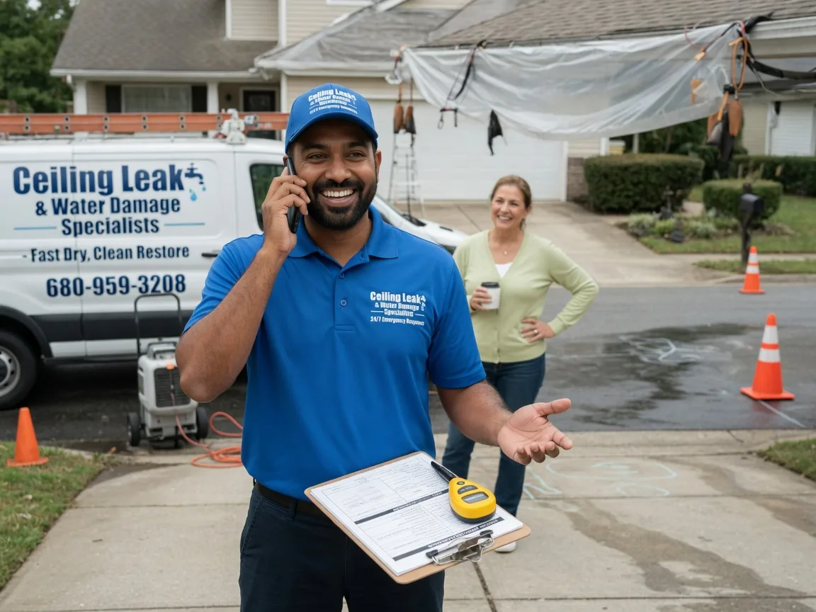 Ceiling Leak Cleanup Pleasant Lake, IN FAQs